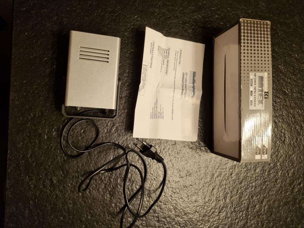 BOTOX Sp-106s mini stroboscoop met regelbare snelheid, Enlèvement ou Envoi, Comme neuf, Lumières, Effet stroboscopique