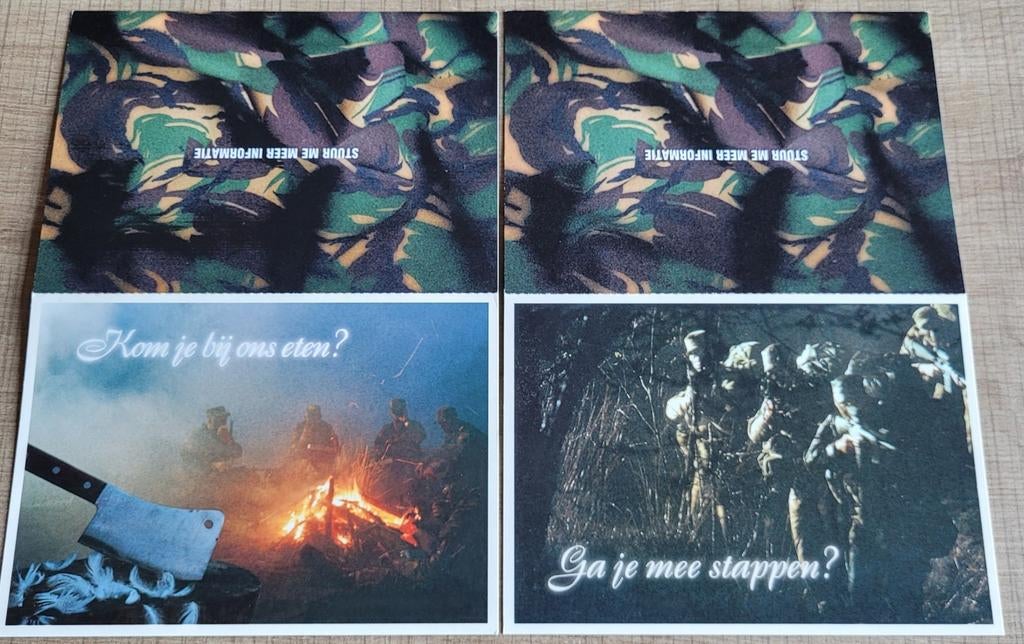 Postkaarten/themakaarten: Landmacht Nederland, Collections, Cartes postales | Pays-Bas, Enlèvement ou Envoi, 1980 à nos jours