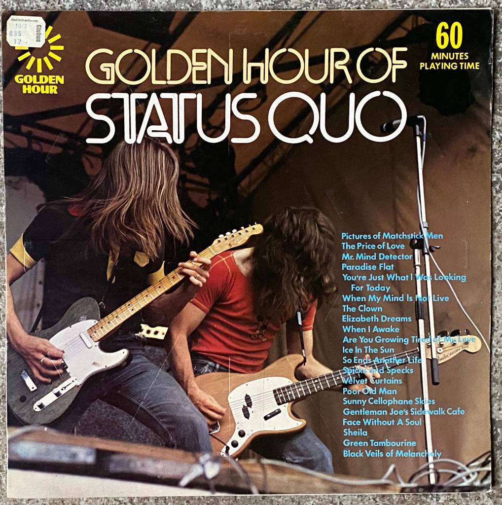 STATUS QUO, LP VINYL, GOLDEN HOUR, GH 556, Ophalen of Verzenden, Gebruikt, 12 inch, Poprock