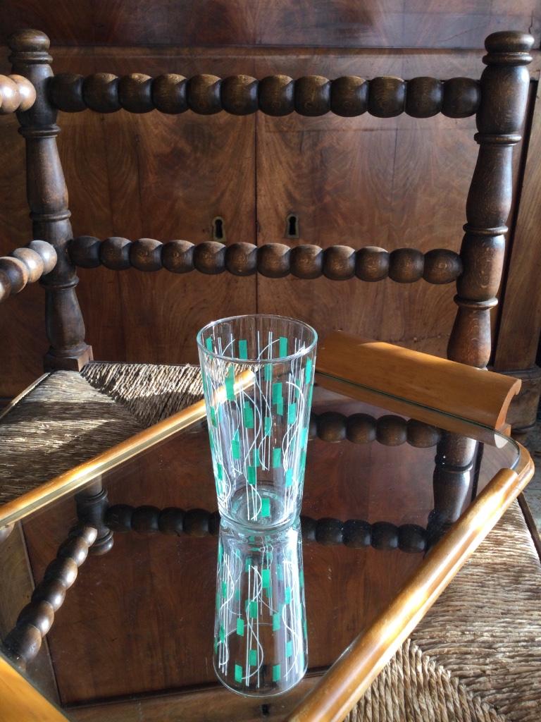 3 verres long drink vintage 1960', Collections, Enlèvement ou Envoi, Comme neuf, Verre à soda
