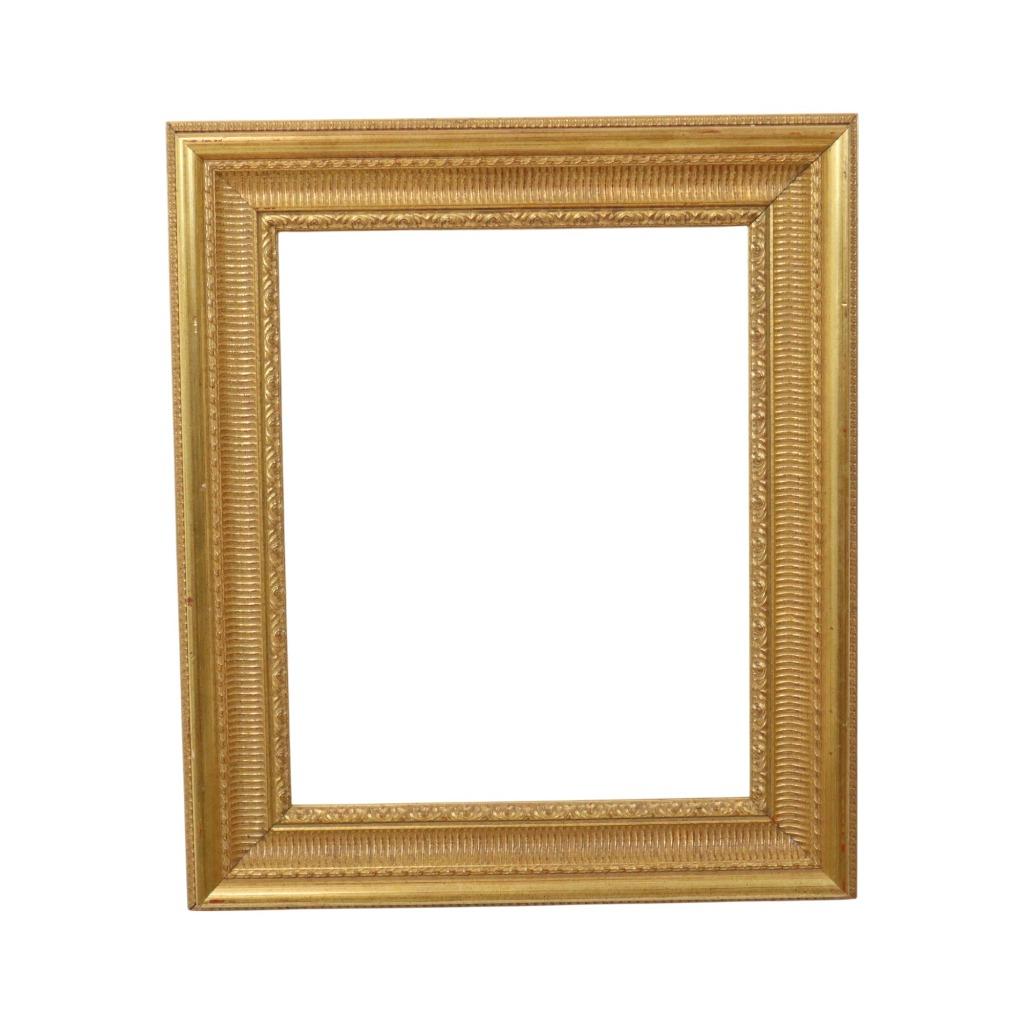 Klassieke Goudkleurige Houten Barok Rococo Stijl Lijst 63cm, Gebruikt, Ophalen of Verzenden, Nvt, Nvt