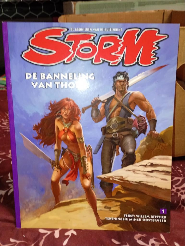 Couverture souple en couleur non lue de la série, STORM,, Une BD, Enlèvement ou Envoi, Comme neuf, Don Lawrence
