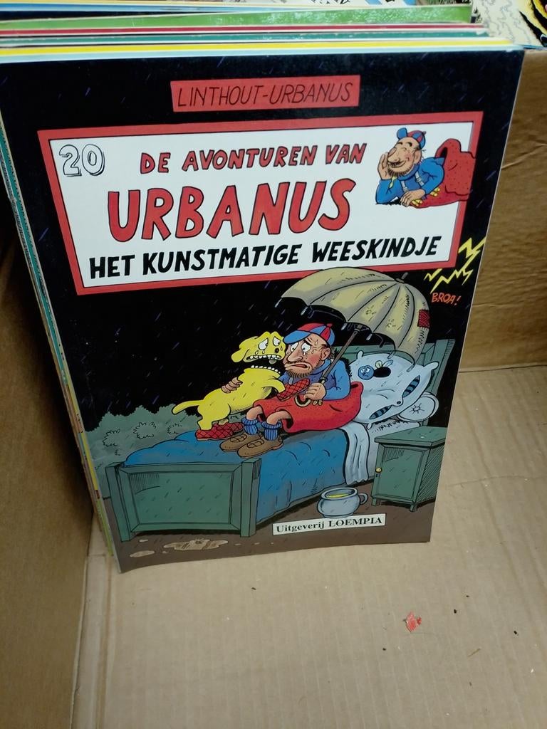Strips urbanus, Ophalen, Gelezen