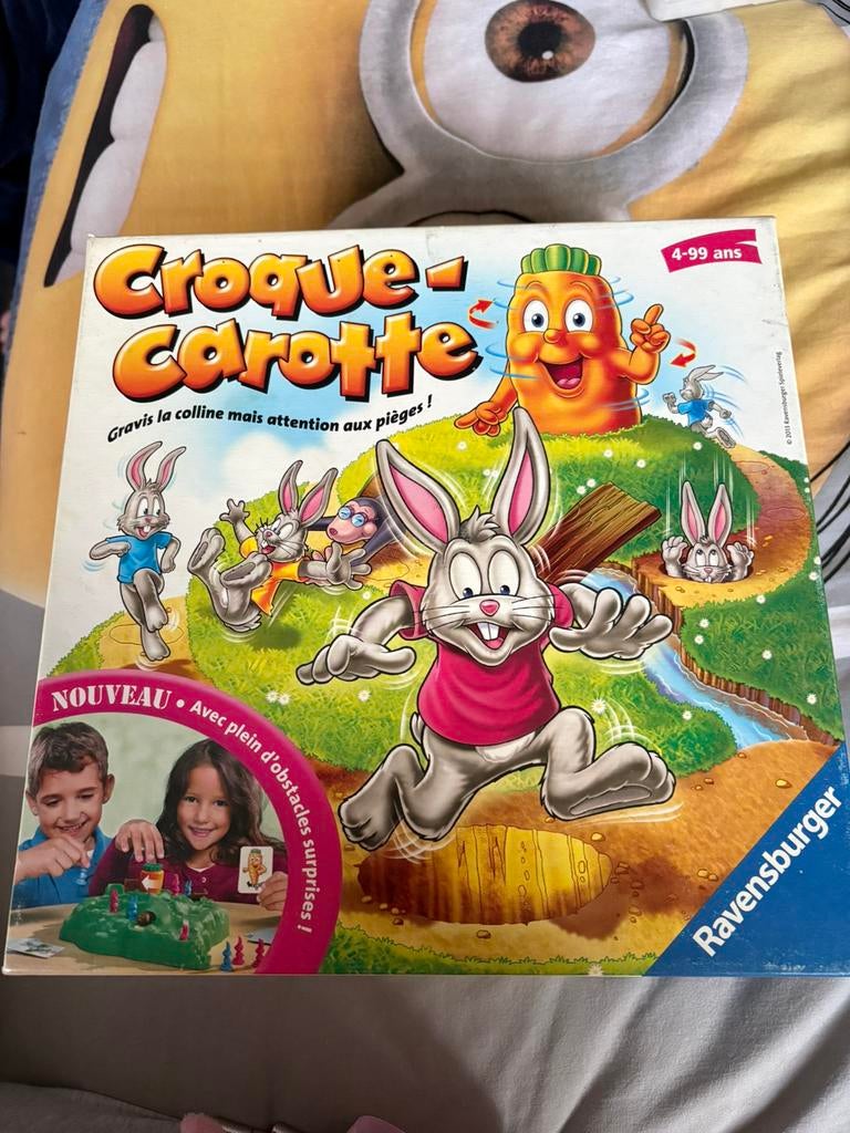 Jeux croc carotte, Ophalen, Gebruikt