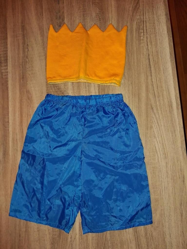 Bart Simpson carnaval 116, Ophalen of Verzenden, Zo goed als nieuw, 110 t/m 116, Jongen