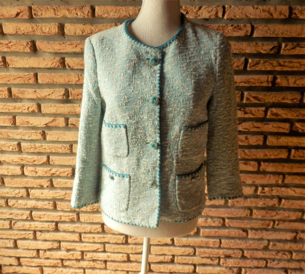 (70) -veste été femme t.36 bleue - zara -, Enlèvement ou Envoi, Comme neuf, Bleu, Zara