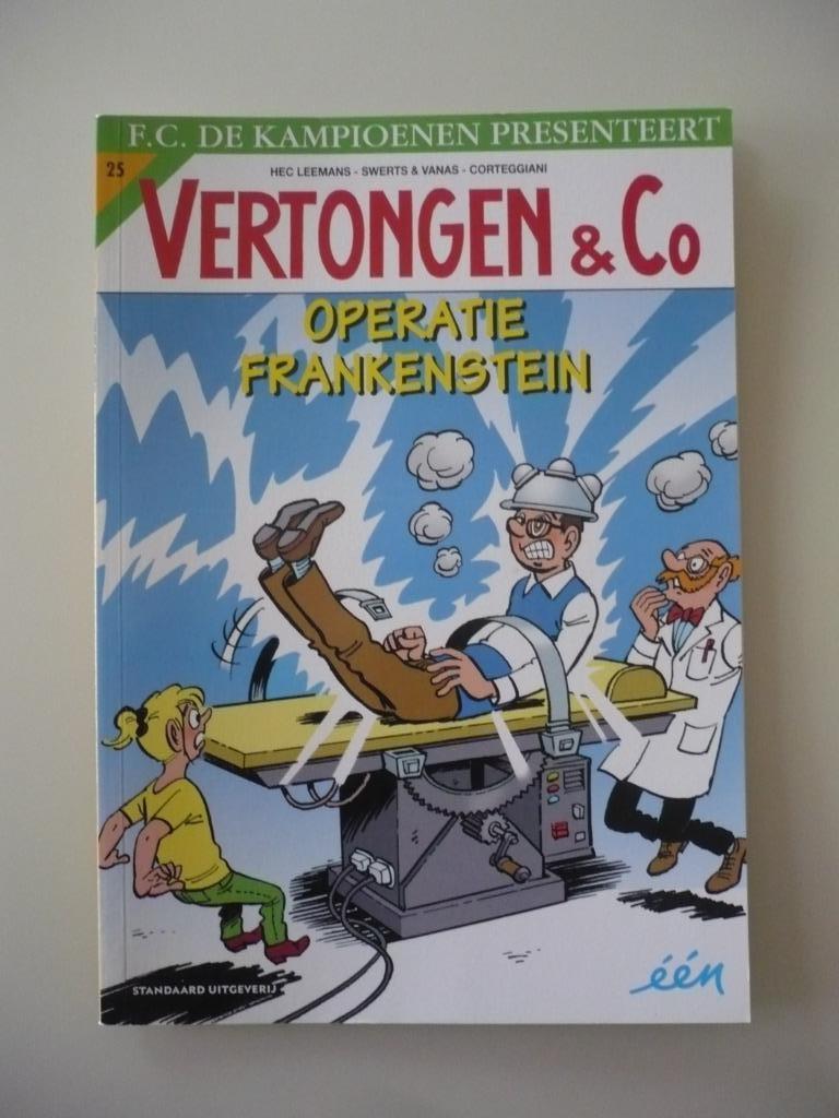 Vertongen en Co ( 25 Operatie Frankenstein ) eerste druk, Boeken, Eén stripboek, Nieuw, Hec Leemans, Ophalen of Verzenden
