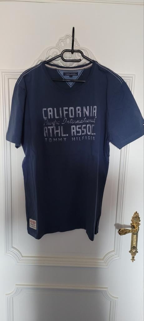 T-shirt van tommy hilfiger met print, Ophalen of Verzenden, Nieuw, Maat 56/58 (XL), Blauw