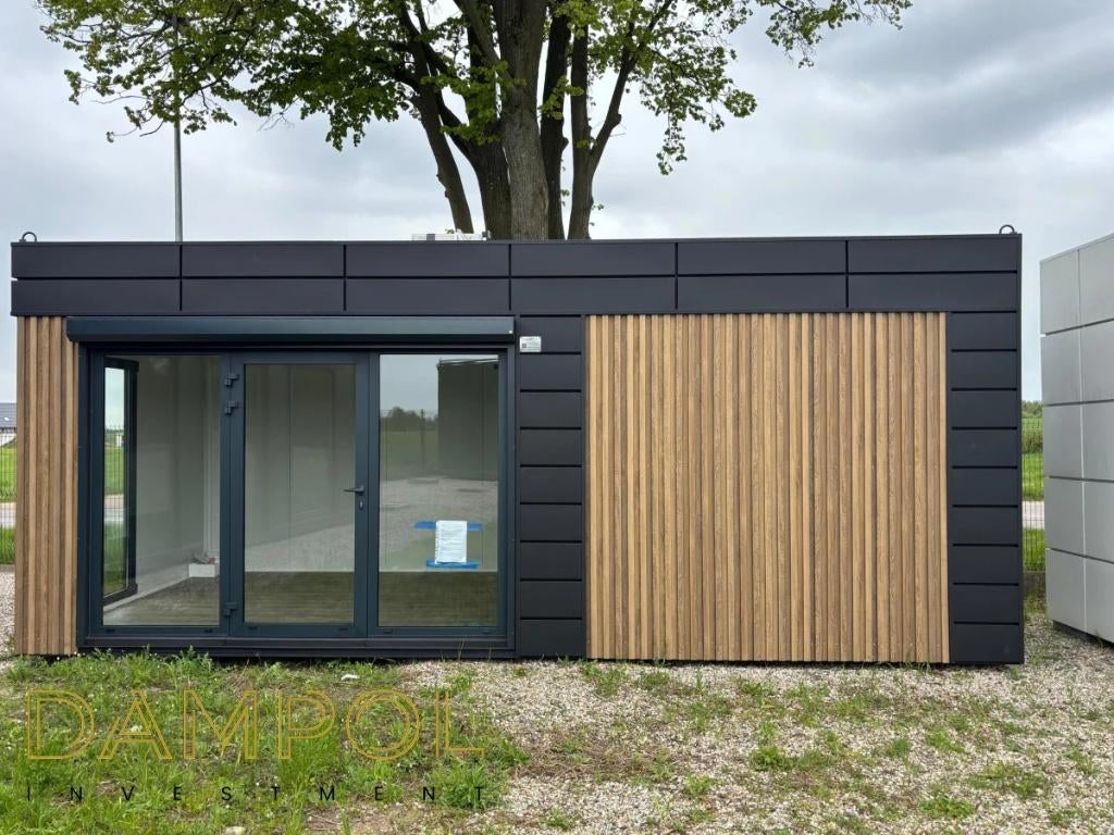 Pavillon : bois et noir en parfaite harmonie