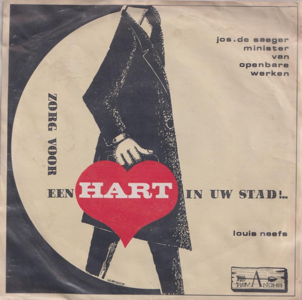 Louis Neefs – Zorg voor een hart in uw stad – Single, Ophalen of Verzenden, Gebruikt, Nederlandstalig