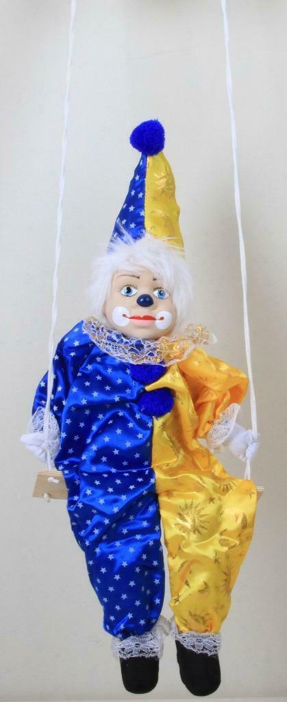 Harlekijn (Pierrot) op schommel 50 cm, Verzamelen, Ophalen of Verzenden, Nieuw, Overige typen