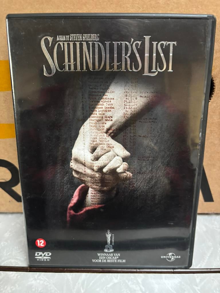 Schindler’s list DVD, Cd's en Dvd's, Ophalen of Verzenden, Zo goed als nieuw