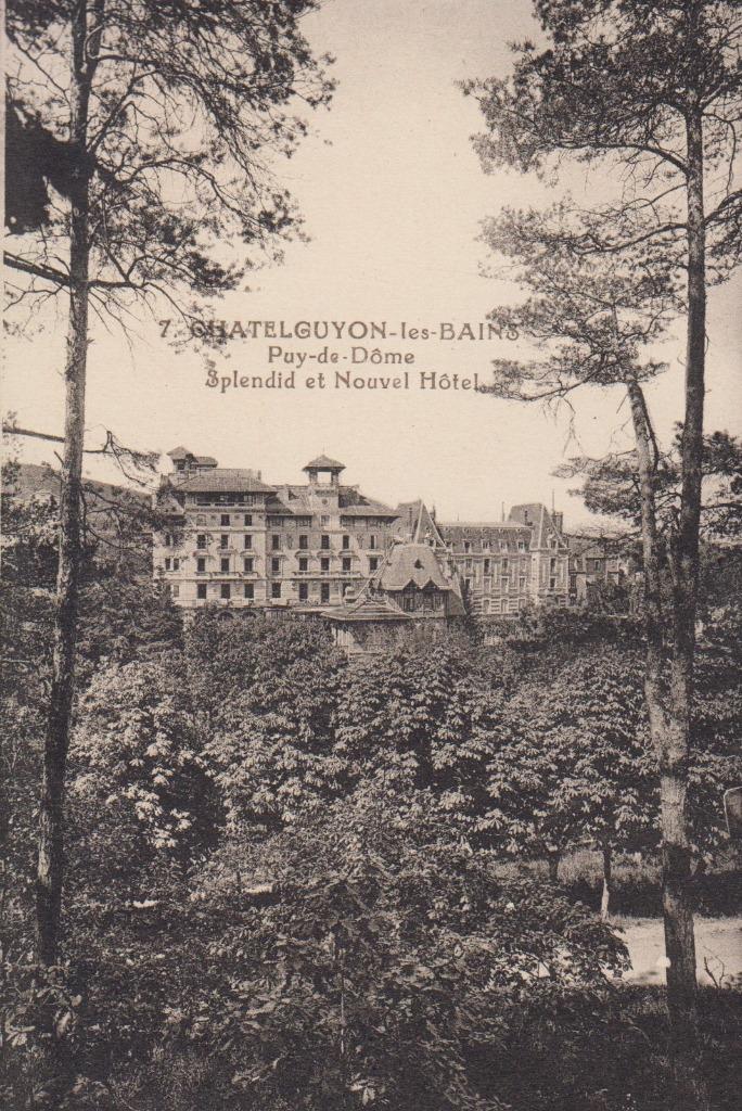 1925 - FRANCE - Châtel-Guyon-les-Bains : Spendid, Collections, Cartes postales | Étranger, Affranchie, France, 1920 à 1940, Envoi