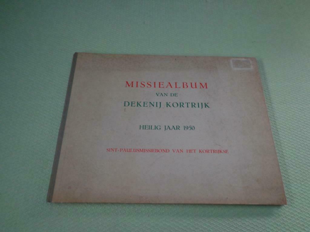 Hulde Album der Missionarissen Kortrijk 1950, Enlèvement ou Envoi, Utilisé