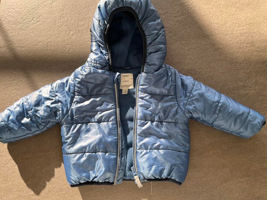Esprit jasje blauw maat 74 in heel goede staat, Ophalen of Verzenden, Zo goed als nieuw, Jongetje of Meisje, Jasje