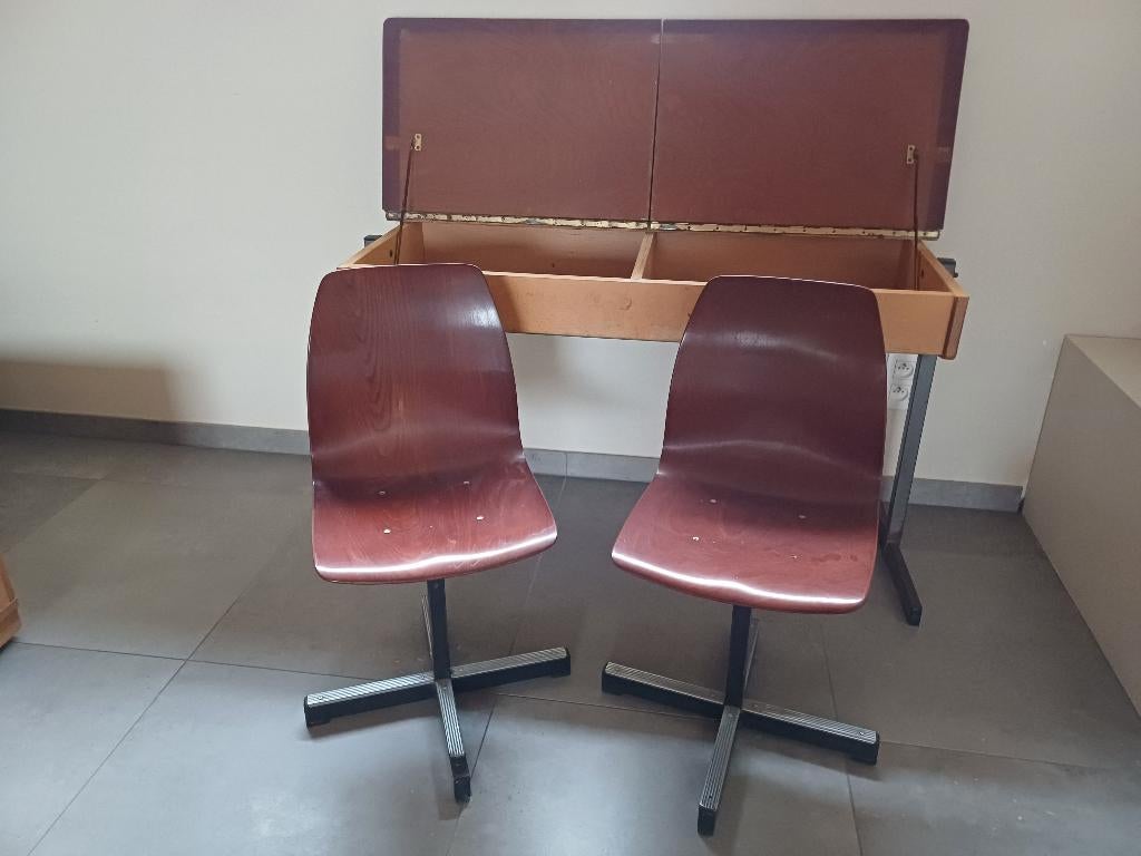 Oude schoolbank, Huis en Inrichting, Ophalen, Gebruikt