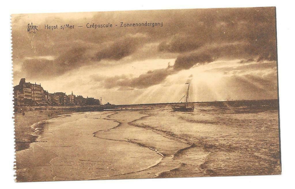 Heyst sMer Crépuscule, Verzamelen, Ophalen of Verzenden, Ongelopen, West-Vlaanderen