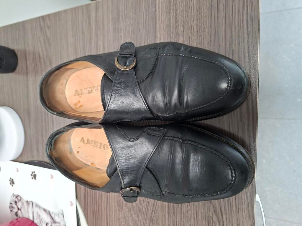 Zwarte schoenen ambiorix maat 42 5, Enlèvement ou Envoi, Porté