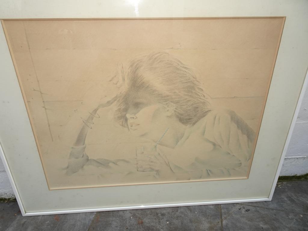 ORIGINEEL WERK GER DELTOUR OOSTENDE KUNST POP ART 80s, Antiek en Kunst, Kunst | Schilderijen | Modern, Ophalen of Verzenden