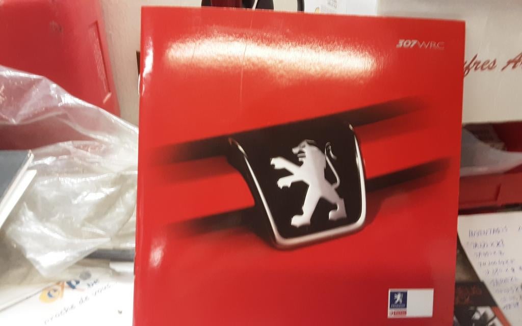 PEUGEOT 307 wrc brochure, Ophalen of Verzenden, Nieuw, Peugeot