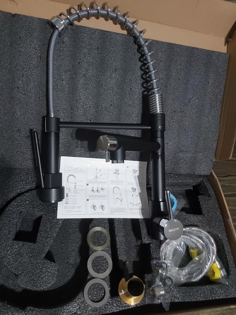 Robinet de Cuisine Double sortie avec Douchette Neuf, Enlèvement ou Envoi