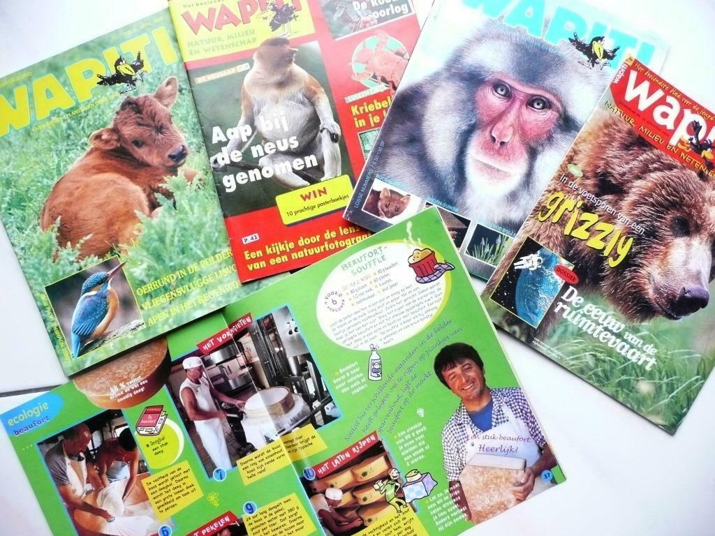 Wapiti tijdschriften (vooral voor jongens/meisjes van 7-14), Boeken, Ophalen of Verzenden, Zo goed als nieuw, Wetenschap en Natuur
