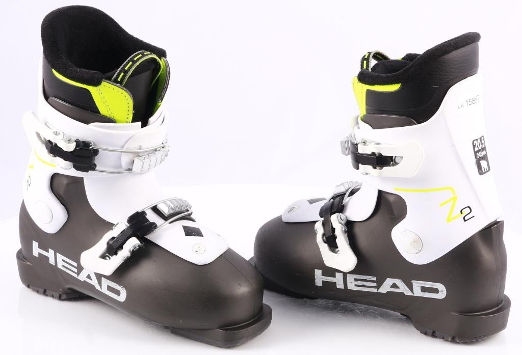 35 36 EU kinder skischoenen HEAD Z2 JR, anthracite/white, Sport en Fitness, Skiën en Langlaufen, Gebruikt, Schoenen, Ski, Head