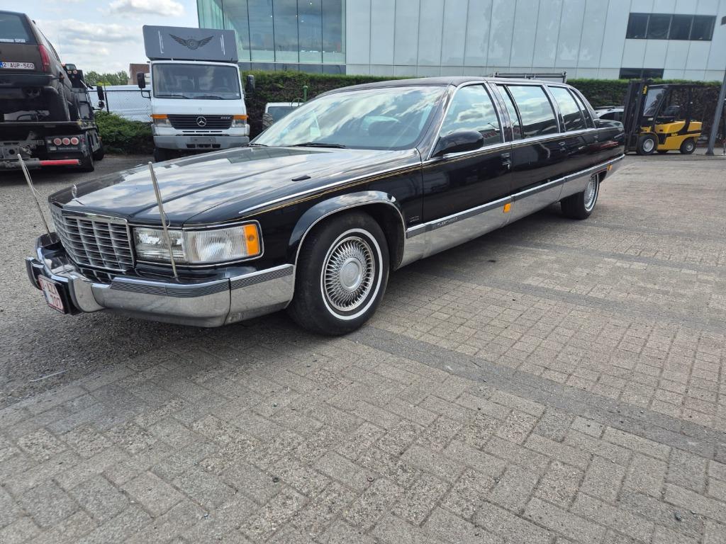 CADILLAC FLEETWOOD - BJ 1995-LIMO 8+1 PLAATSEN /OLDTIMER, Auto's, Automaat, Achterwielaandrijving, https://public.car-pass.be/vhr/b2780f94-02e2-439d-9c3b-960398d722e6