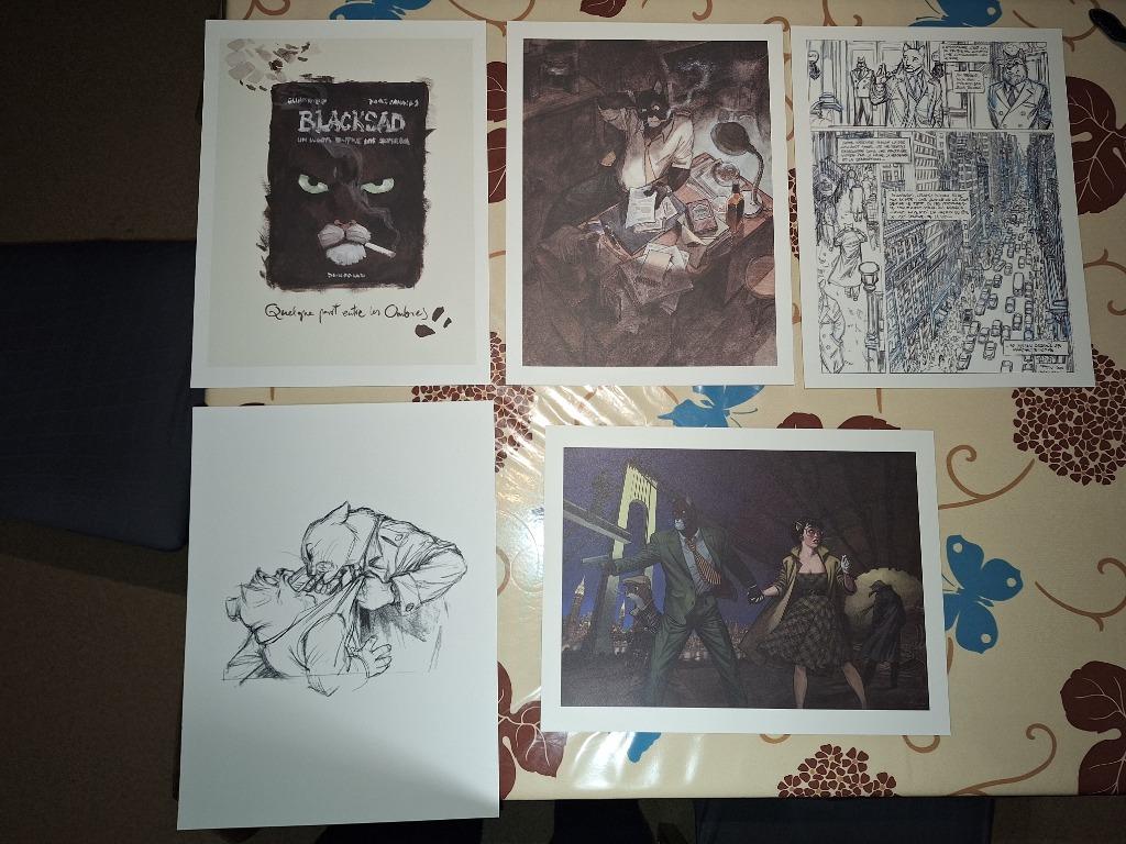 EX-LIBRIS BLACKSAD, RENAISSANCE 40X30 CM ET AUTRES, Enlèvement ou Envoi