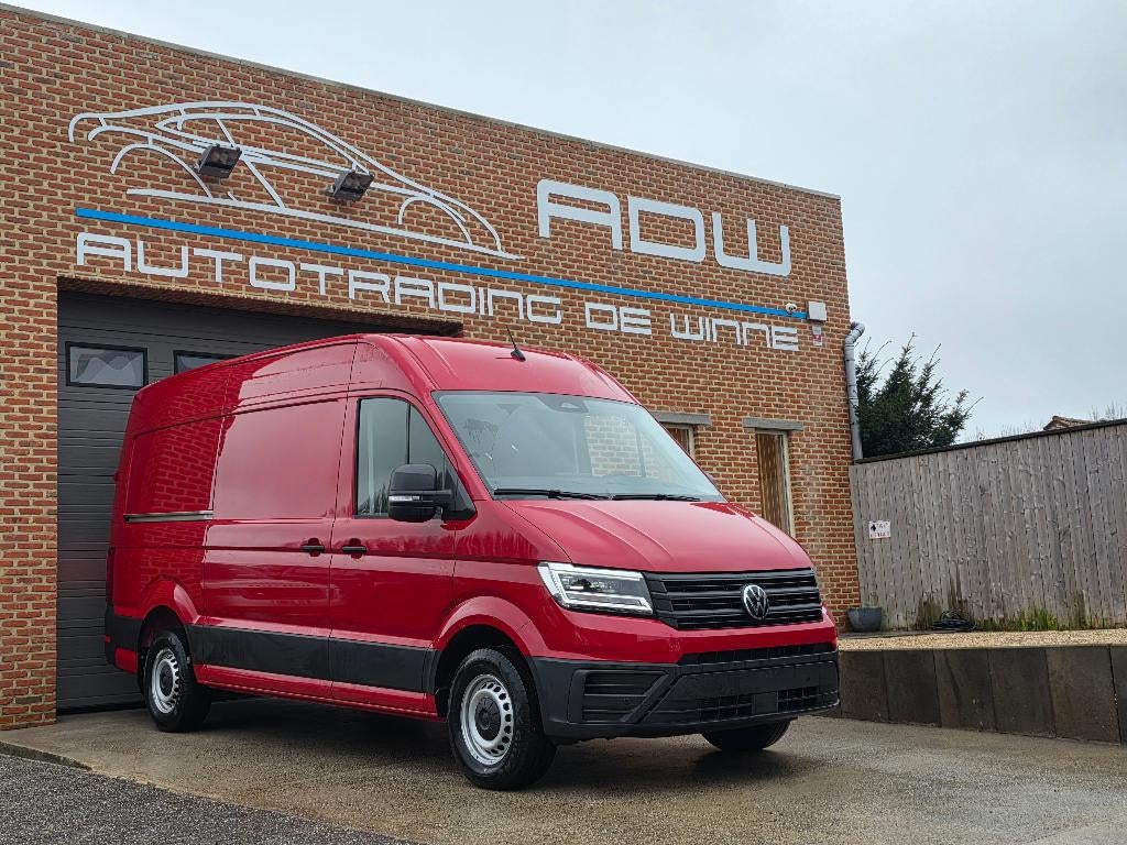 VW Crafter - NIEUW 0KM 2026 - 177PK Automaat - Massage Ergo, Autos, Camionnettes & Utilitaires, Rouge, Achat, Euro 6, Entreprise