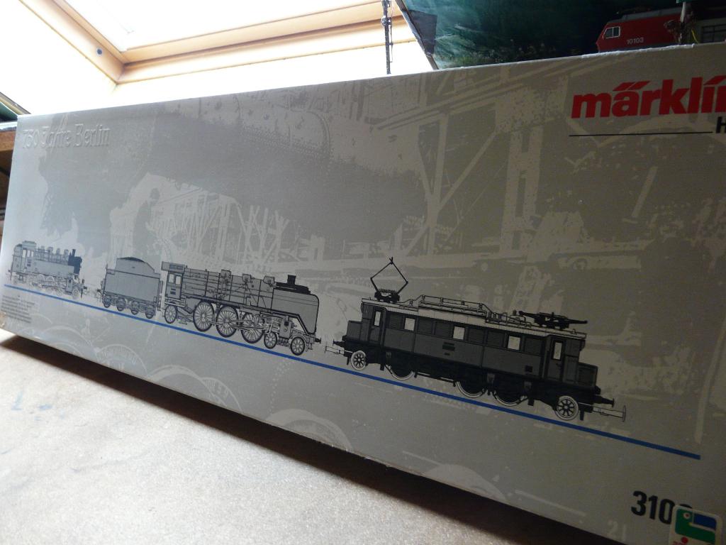 Märklin HO set 3100 avec 3 locs. - 750 ans de Berlin, Analogique, Courant alternatif, Enlèvement, Utilisé