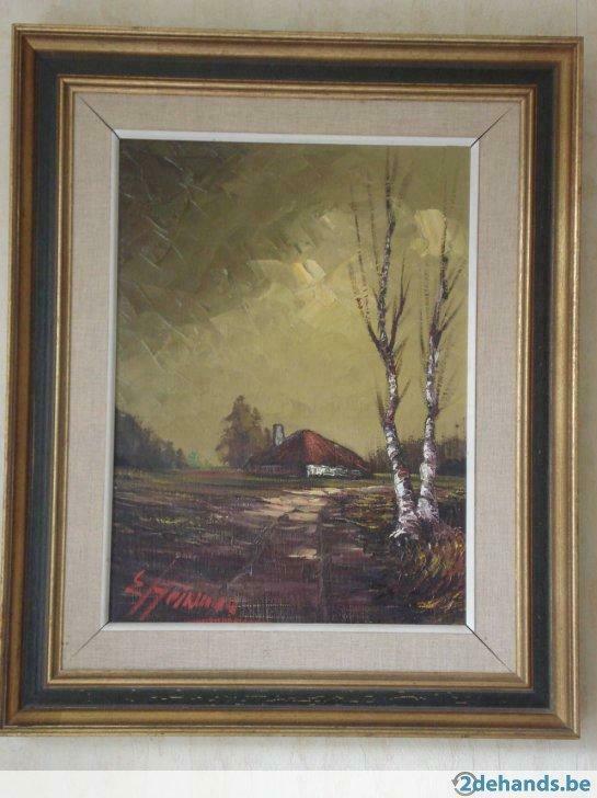 Schilderij Edgard Heirman, Antiek en Kunst, Ophalen