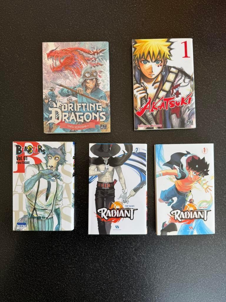 Lot de 5 manga, etat neuf, Enlèvement ou Envoi, Comme neuf