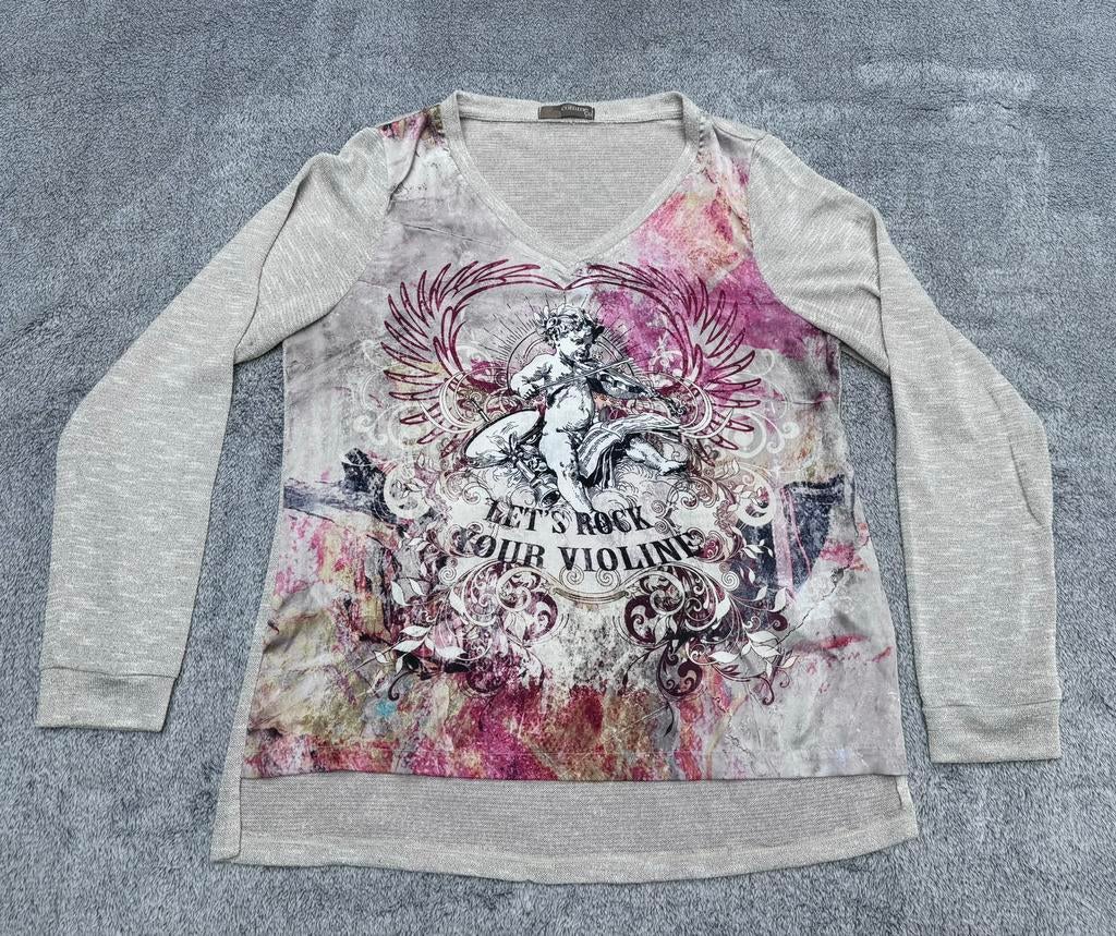 T-Shirt - medium / 40 - Comme Ça - Let’s Rock, Kleding | Dames, Maat 38/40 (M), Comme Ça, Overige kleuren, Ophalen of Verzenden