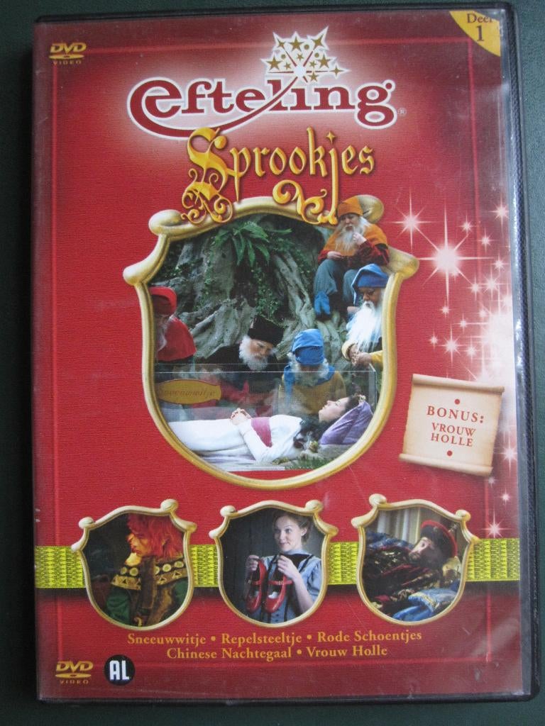 Efteling sprookjes - deel 1 (5 sprookjes), Cd's en Dvd's, Avontuur, Alle leeftijden, Boxset, Ophalen of Verzenden