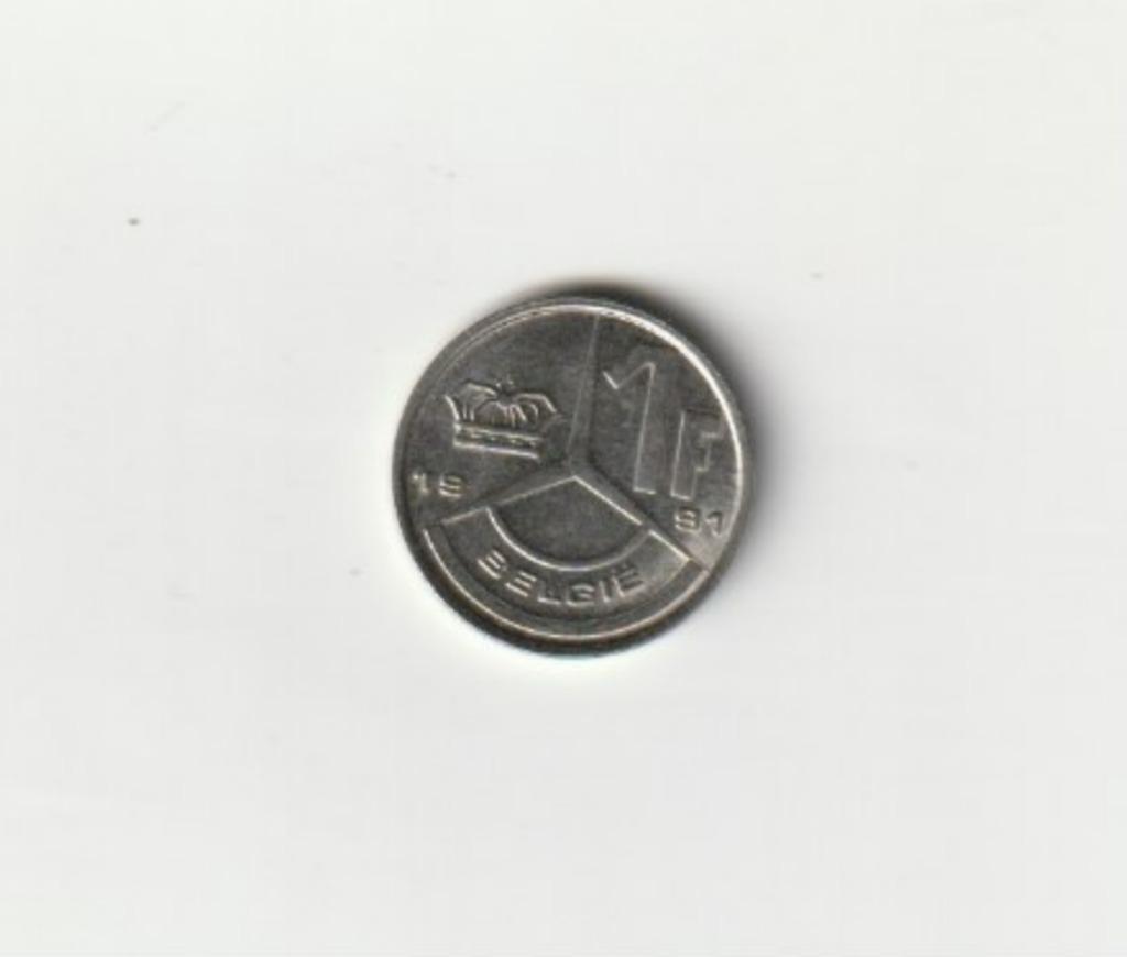 BELGIE BELGIUM BAUDOUIN 1 FRANK 1991 NL, Ophalen of Verzenden, Setje