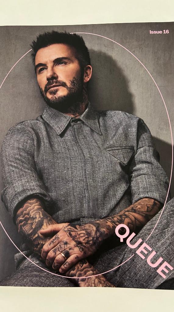 Splinternieuw David Beckham magazine QUEUE - Netflix, Envoi, Neuf, Livre ou Revue