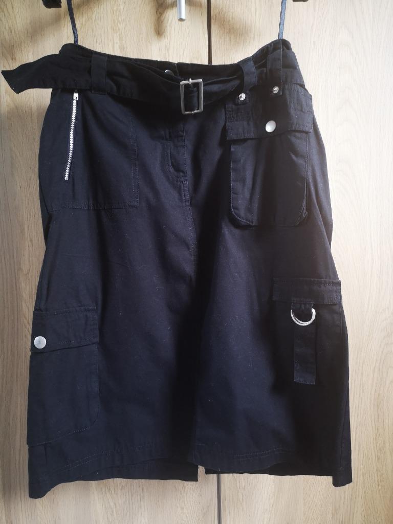 Zwarte katoenen rok maat 38, Enlèvement ou Envoi, Comme neuf, Taille 38/40 (M)
