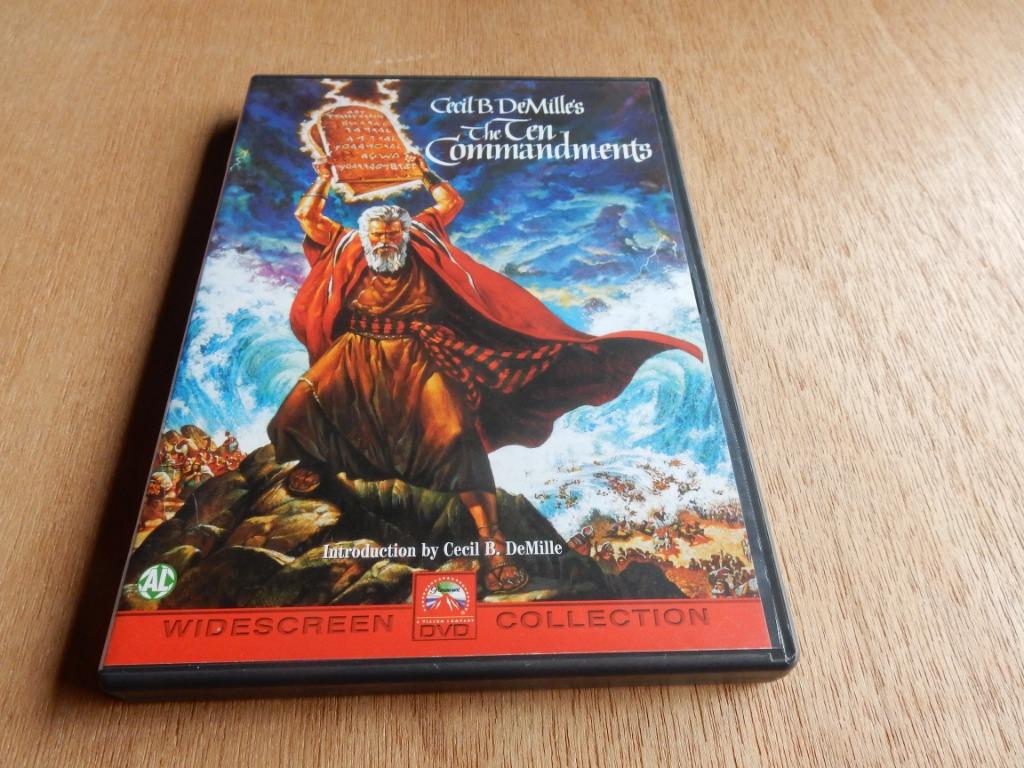 nr.1429 - Dvd: the ten commandments - klassieker, Cd's en Dvd's, Dvd's | Klassiekers, Drama, Alle leeftijden, Ophalen of Verzenden