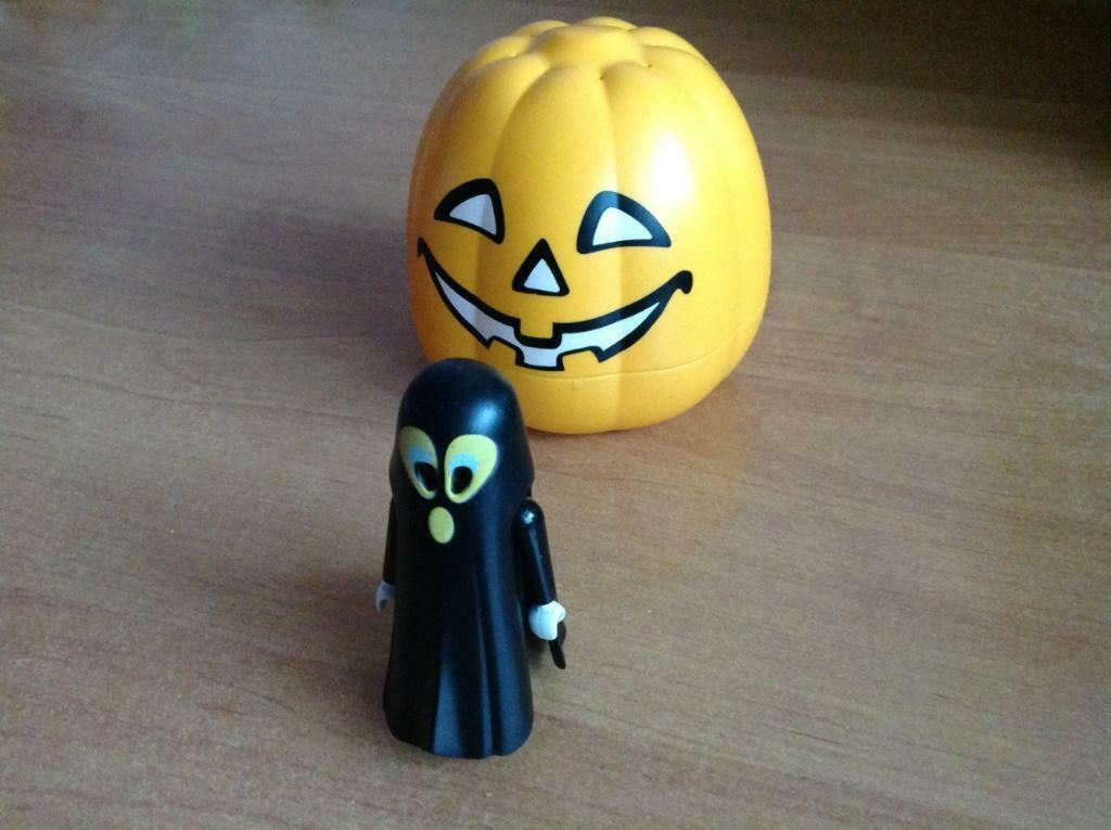 Playmobil Ref 4771 Citrouille Halloween fantôme noir, Enlèvement ou Envoi, Utilisé, Ensemble complet
