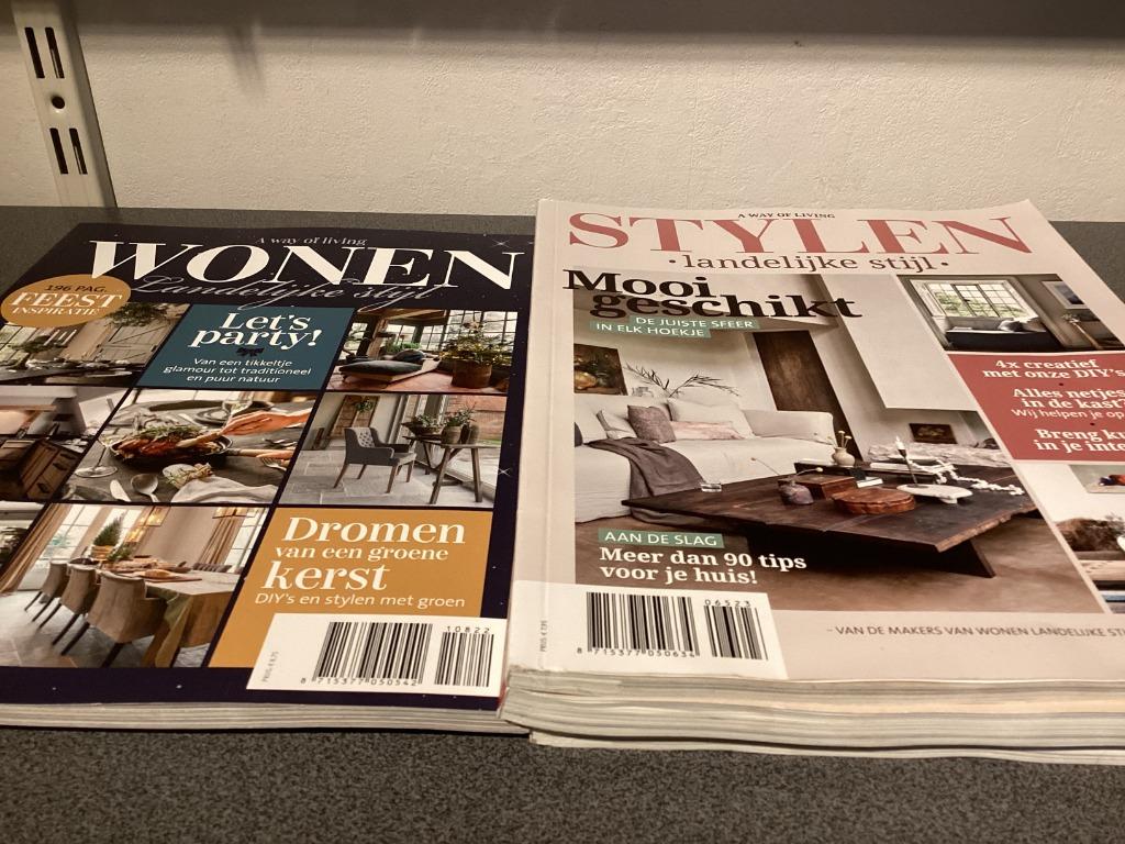 Interieurmagazines :Feeling Wonen,,... 2014 tot 2021+ 2023, Enlèvement ou Envoi, Utilisé, Intérieur et Design