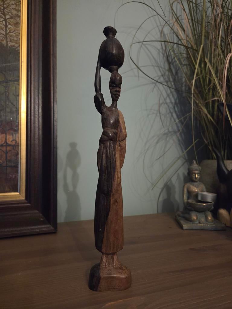 Afrikaans beeldje, Antiek en Kunst, Ophalen of Verzenden