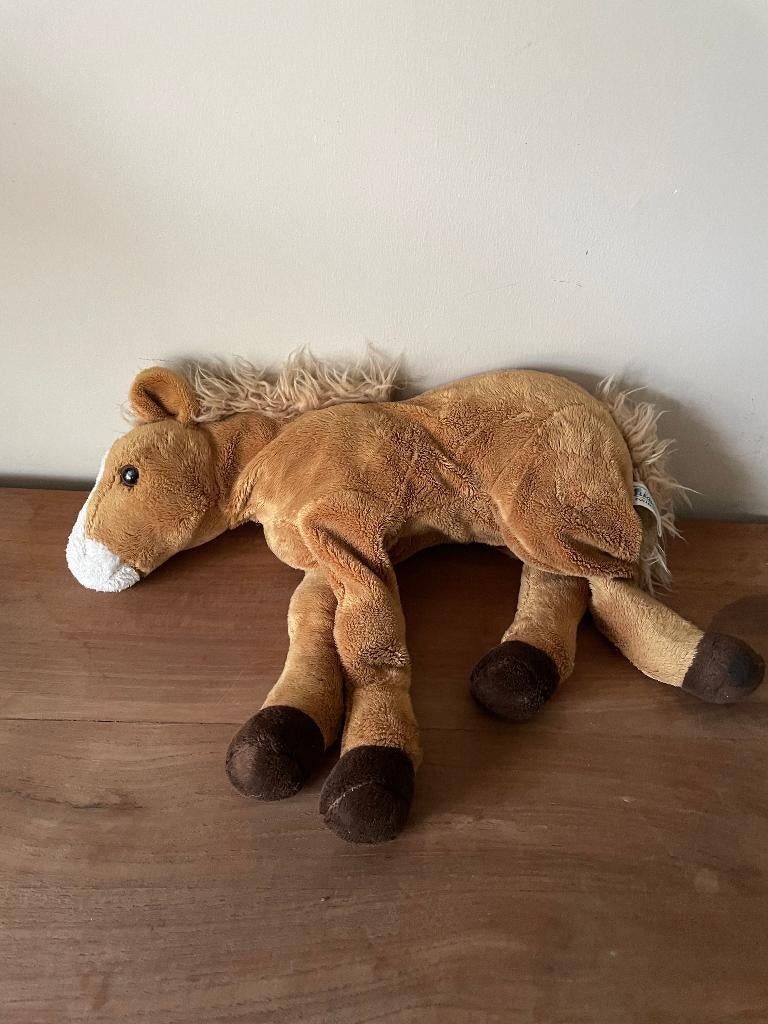 Zachte pluche paardenknuffel – mooie staat, Kinderen en Baby's, Speelgoed | Knuffels en Pluche, Ophalen of Verzenden, Gebruikt