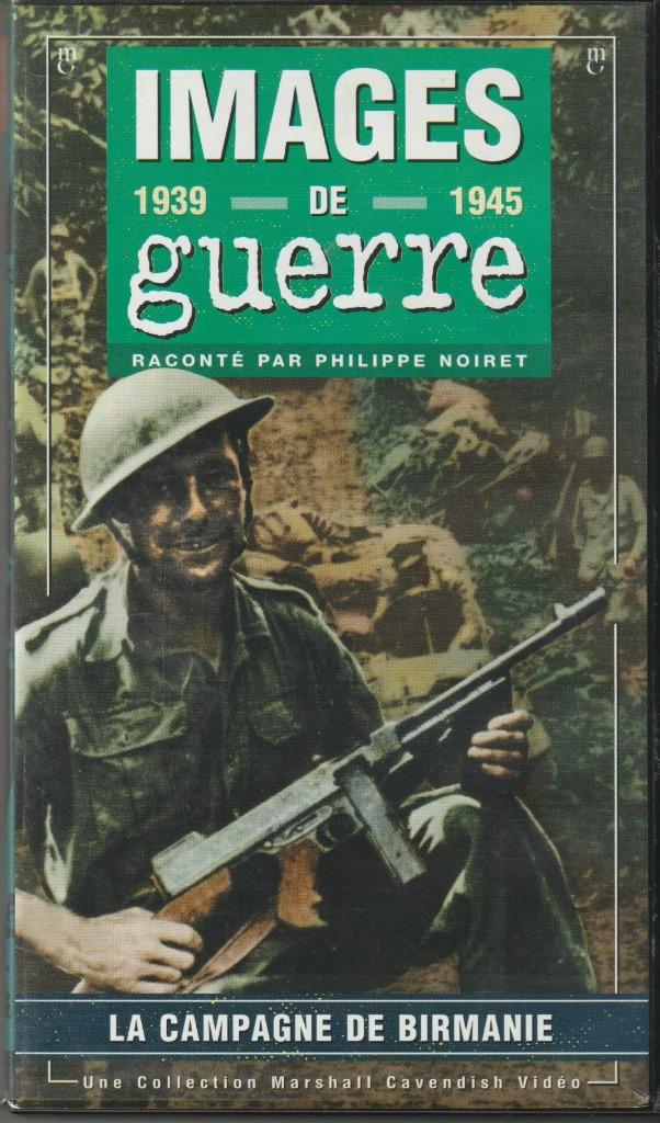 IMAGES DE GUERRE LA CAMPAGNE DE BIRMANIE K7 VHS N 20, Alle leeftijden, Ophalen of Verzenden, Zo goed als nieuw, Documentaire