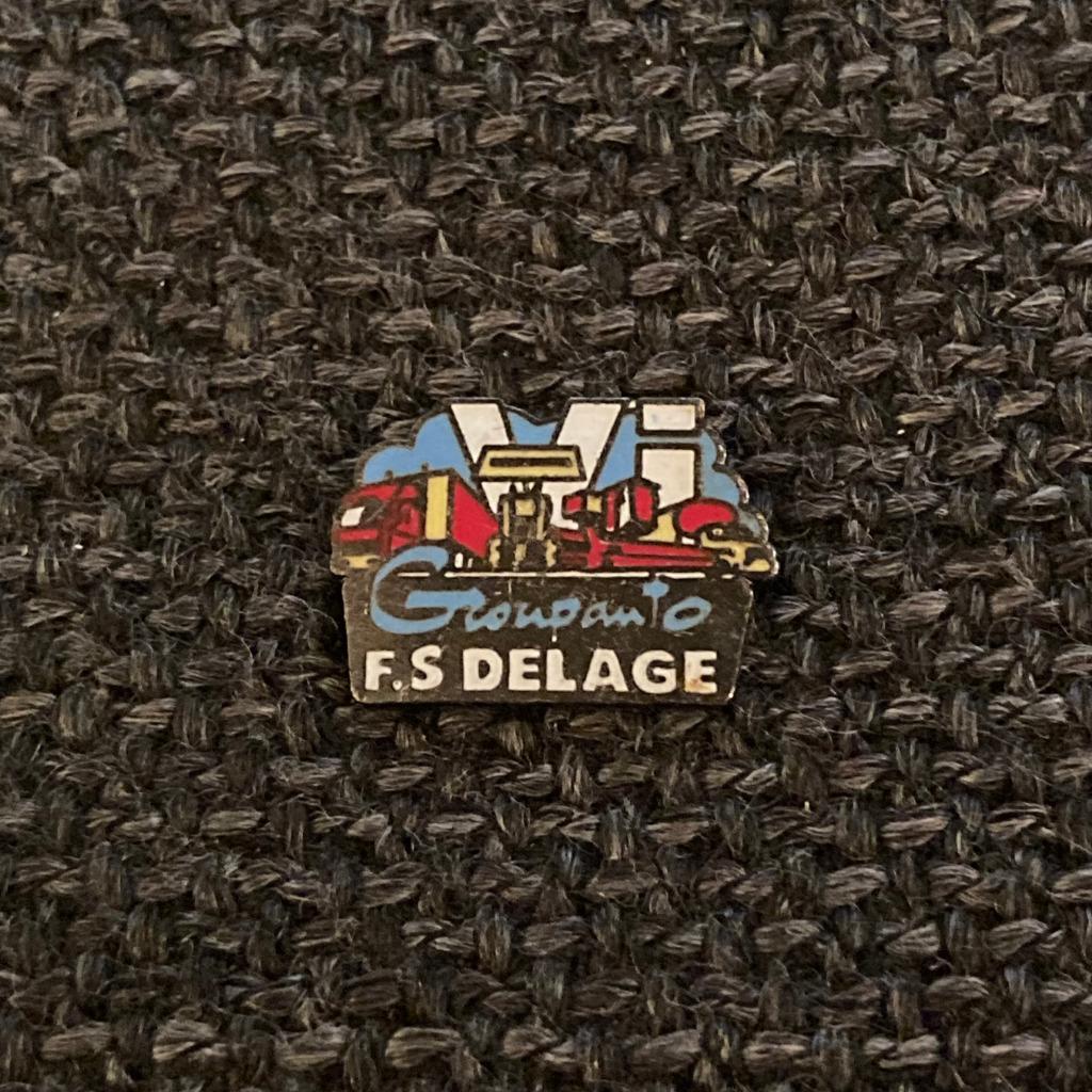 PIN - GROUPAUTO - F.S. DELAGE - AUTOMOBILE, Envoi, Utilisé, Transport, Insigne ou Pin's