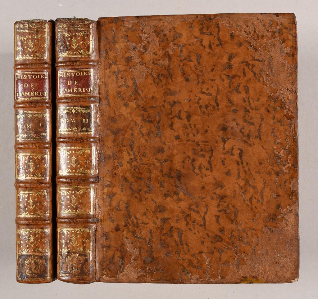 Robertson  L'histoire de l'Amérique 1778 2 Vol.  illustré, Enlèvement ou Envoi