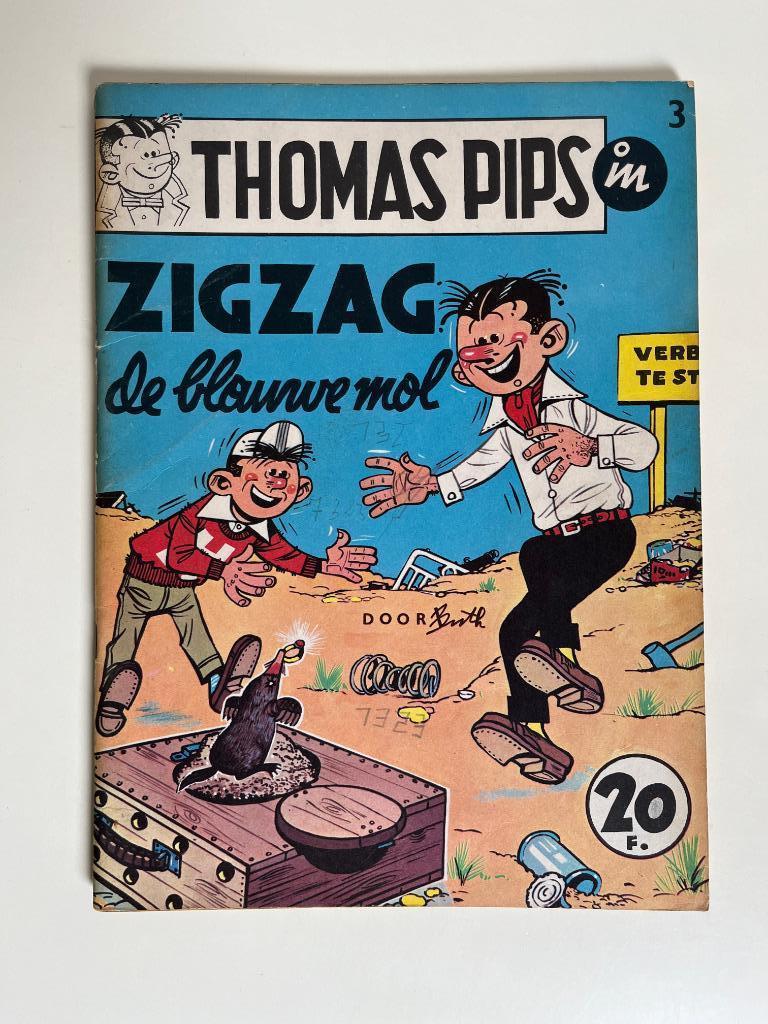 Thomas Pips 3 - Zigzag de blauwe mol - 1967, Envoi