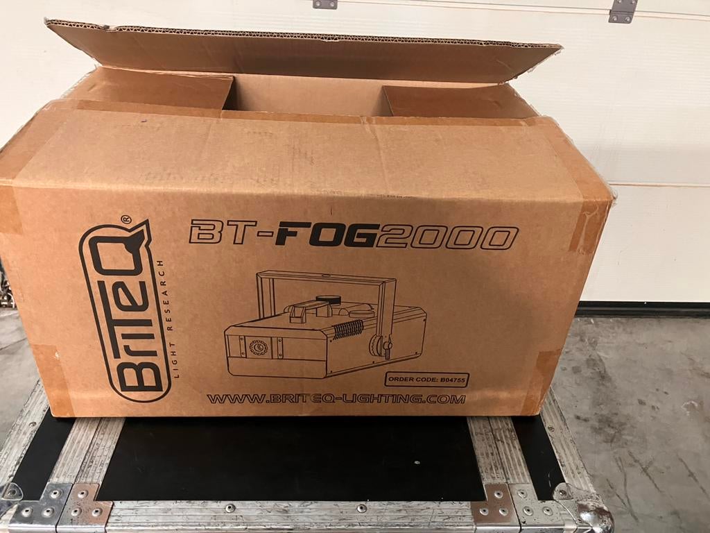 Rookmachine briteq bt-fog2000, Enlèvement, Comme neuf, Détecteur de fumée