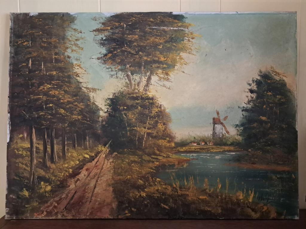 Schilderij, Antiek en Kunst, Kunst | Schilderijen | Klassiek, Ophalen