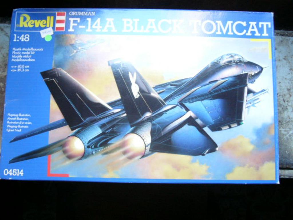 REVELL 04514 grumman F-14A black tomcat échelle 1/48, Revell, Nieuw, Ophalen of Verzenden, Groter dan 1:72